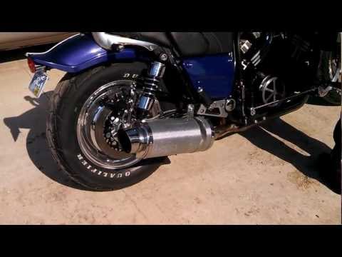 Vmax Muscle Modified Marks Exhaust - Carbon Fiber Mufflers