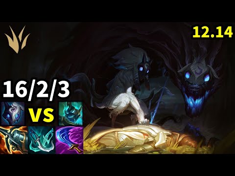 Kindred Jungle vs Hecarim - KR Grandmaster | Patch 12.14