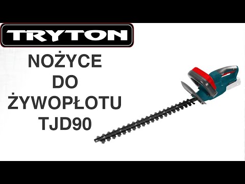 Tryton Nożyce Akumuliatorinės gyvatvorių žirklės, be akumuliatoriaus, 20 V sistema video