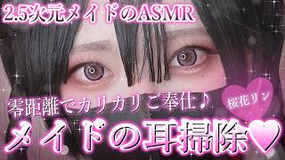 [2.5D/ASMR] If you want to sleep, try this 🍡 Ear cleaning to induce sleep [Ouka Rin]