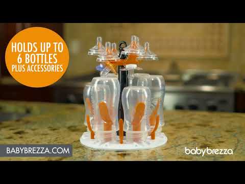 Baby Brezza One Step Baby Bottle Sterilizer and Dryer, Electric Steam Sterilizer 3 Drying Cycles with Auto Shut Off