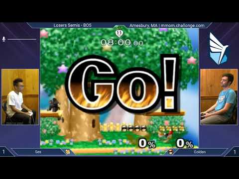 MMOM168 SSBM - Ses (Fox) vs. Golden (C. Falcon) - Melee LSF