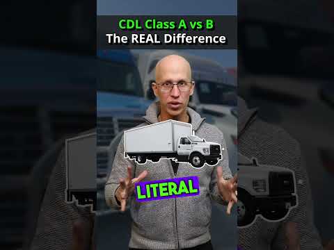 CDL Class A VS Class B - Which is BETTER? #cdl #cdllicense #truckdrivers #careers