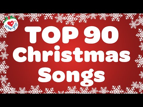Top 90 Christmas Songs with Lyrics 🎅 Merry Christmas 2025