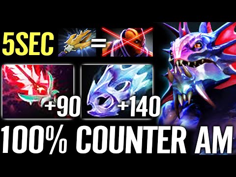 🔥 5sec BASH TILL DEATH — Bloodthorn + Moonshard SLARDAR 100% Counter YATORO AM Dota 2 Pro