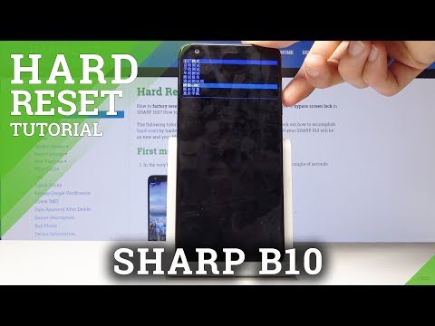 HARD RESET SHARP B10 - Wipe Data by Factory Mode / Remove Screen Lock
