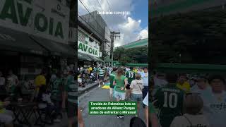 TORCIDA DO PALMEIRAS LOTA ARREDORES DO ALLIANZ PARQUE ANTES DE JOGO CONTRA O MIRASSOL