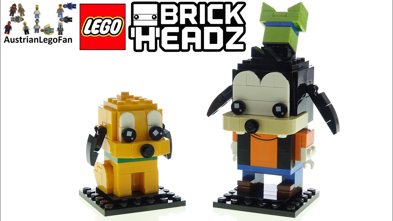 LEGO Brickheadz 40378 Goofy & Pluto - Lego Speed Build Review
