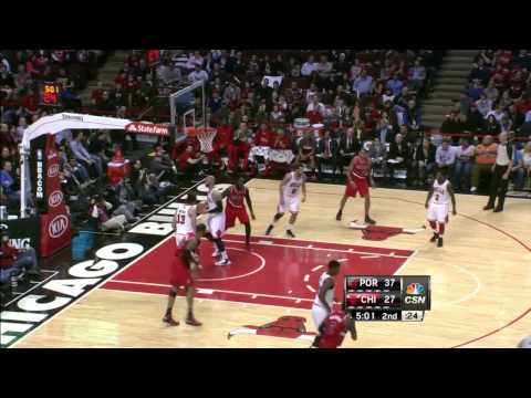 LaMarcus Aldridge 28 points great night vs Chicago Bulls full highlights 03/21/2013 HD
