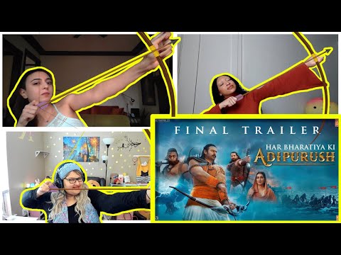 ADIPURUSH Final Trailer REACTION!| Prabhas| Kriti Sanon| Saif Ali Khan 