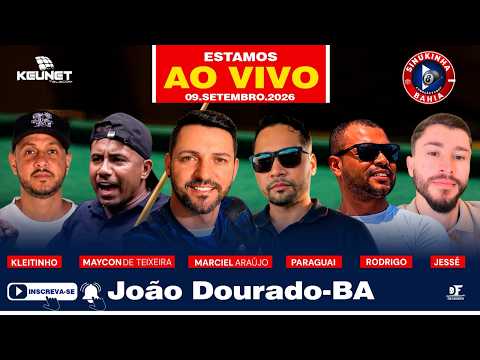 MAYCON A JOGOS EM JOÃO DOURADO  BAHIA- SINUCA AO VIVO