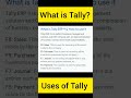 What Is Tally It S Uses Shortcut Keys Of Tally Tally Shorts Shortsfeed Tallyerp9 Shortfeed