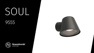 Вуличний світильник Nowodvorski 9555 Soul GU10 1x10W IP44 графітовий (12342)