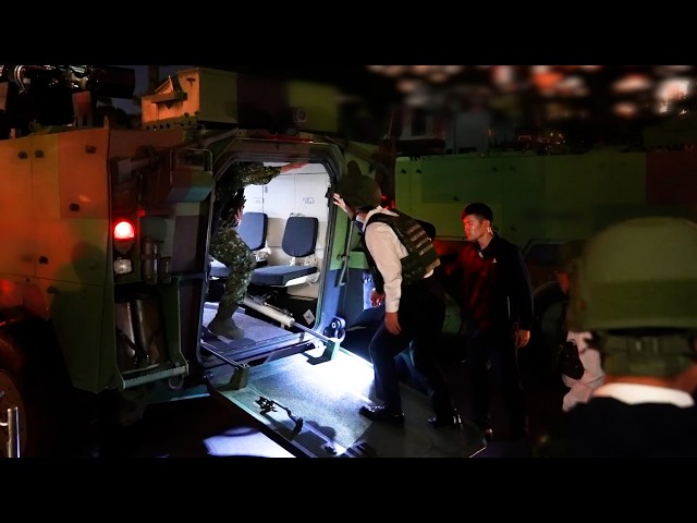 President Lai takes part in Han Kuang wartime mobility drill