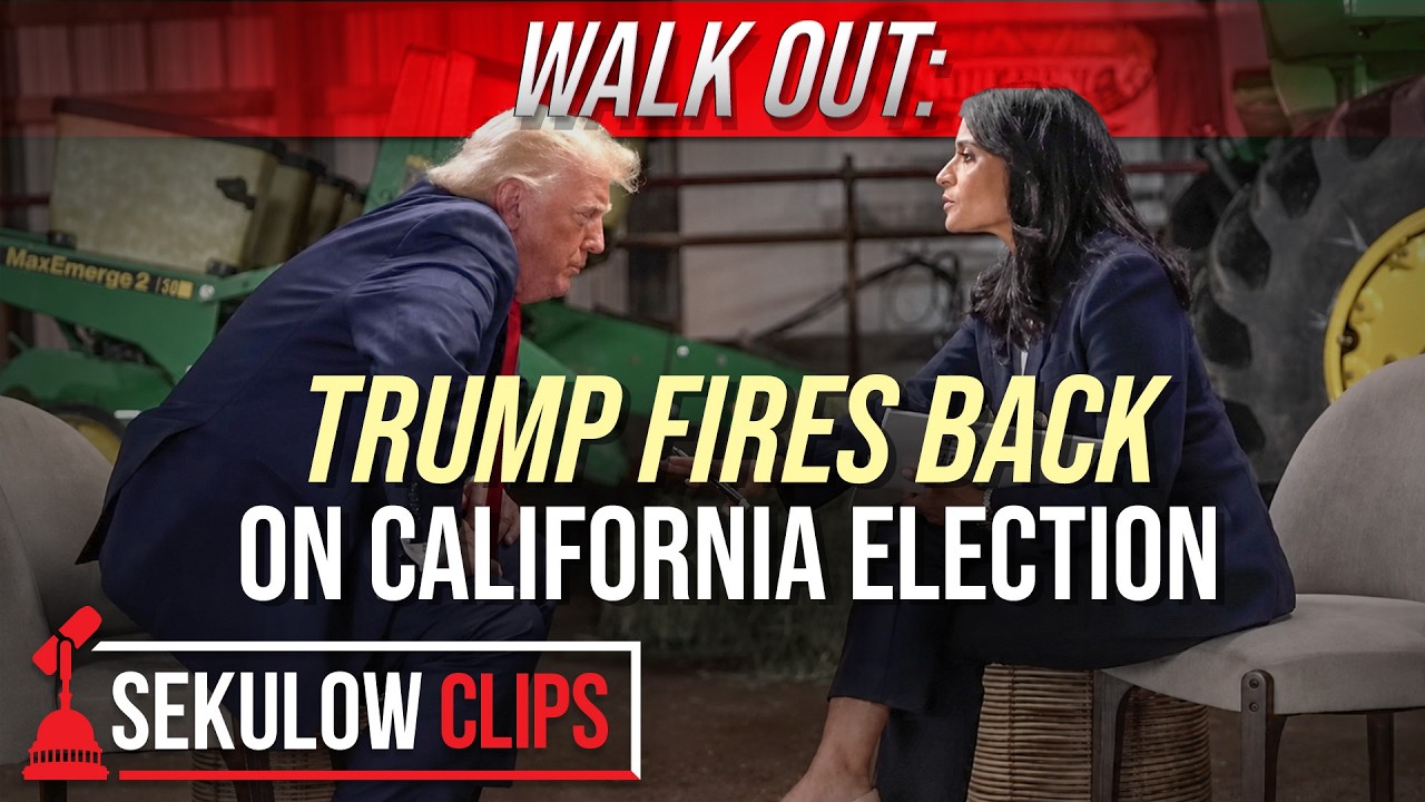 Trump Fires Back on California Election in Heated Interview