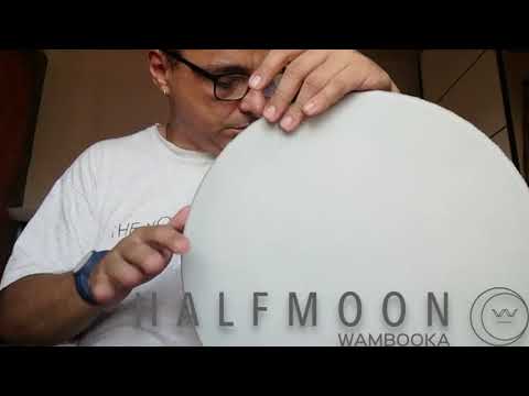 Wambooka Half Moon Tambourine Unboxing and tutorial