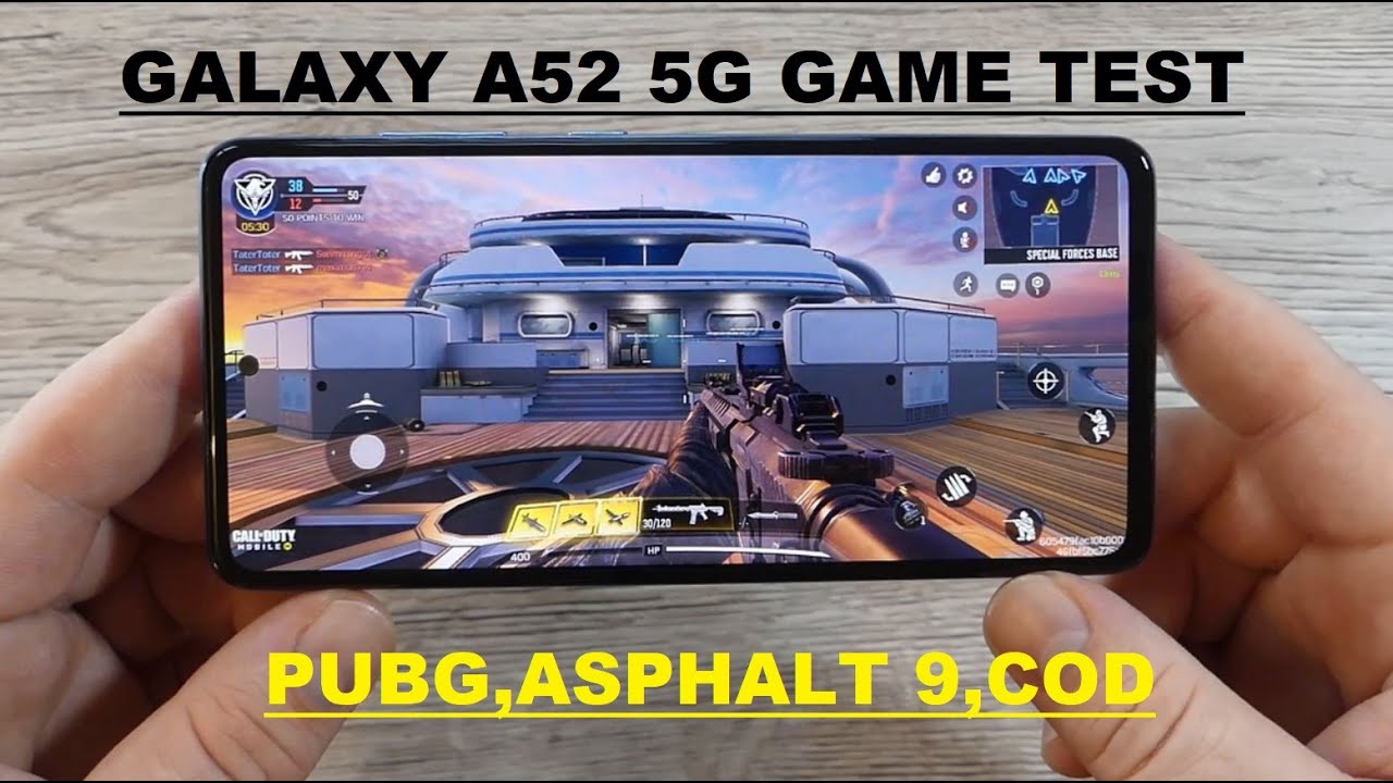 Galaxy A52 5G - GAME TEST (PUBG, ASPHALT 9, COD)!!Great Performance!