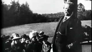 Theodore Roosevelt Speaking at Sagamore Hill [1916-1918]