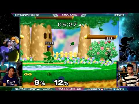 Break Smash #46   SSBM W5   BERT RUM Swedish Delight VS BERT QERB