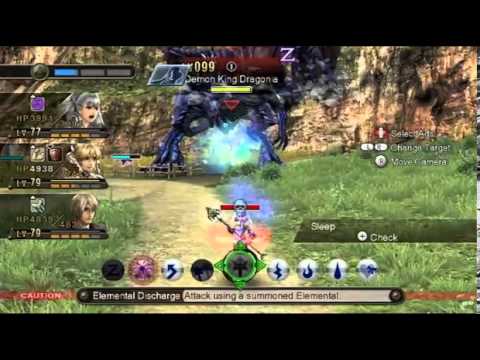 Xenoblade Chronicles - Demon King Dragonia battle