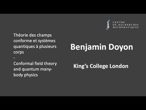 Benjamin Doyon: Non-equilibrium steady states and fluctuations in quantum many-body systems II