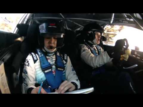 WRC Onboard Ott Tanak Rallye de Automobile Monte-Carlo 2015 SS14 La Bollène Vésubie – Sospel