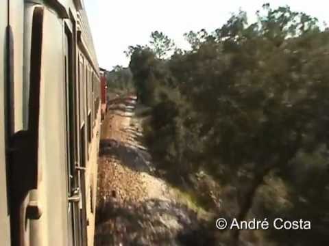 Linha do Leste em 2004: CP 1400 (English Electric) com Regional Abrantes - Elvas