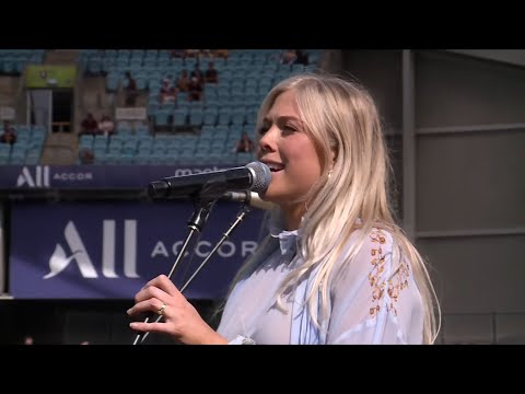 Sara Berki - Drinking For Free (Live at the NRLW Grand Final 2025)