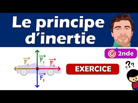 Principe d'inertie - exercice d'application 2nd | Physique chimie | Lycée