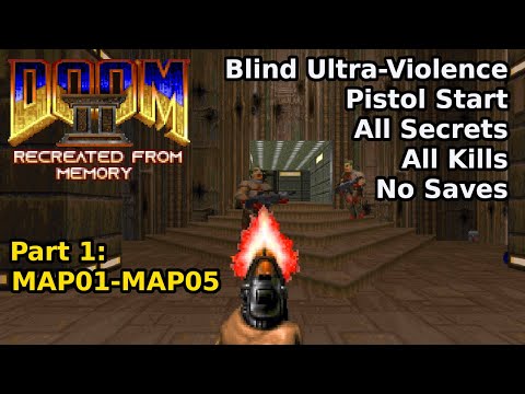 Doom II But Something's Not Right - Part 1: MAP01-MAP05 (Blind Ultra-Violence 100%)