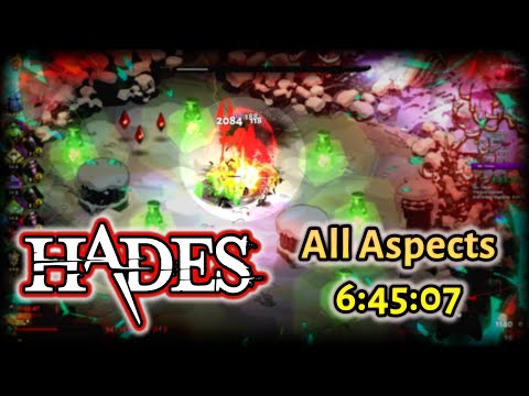 HADES Speedrun | All Aspects 6:45:07 | World Record 🏆