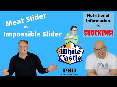 White Castle Impossible Slider Review and Nutritional Breakdown in 4K