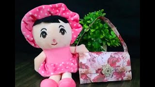 How to make a paper handbag| Easy origami handbag tutorial | Gift for friend 👛