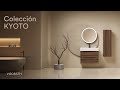 Video: Mueble de baño sobre encimera Kyoto 2 cajones suspendido de Visobath