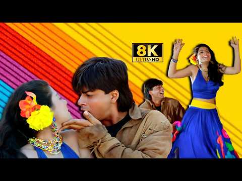 Jaati Hoon Main 8K Video Song | Karan Arjun | Shahrukh Khan | Kajol | Kumar Sanu | Alka Yagnik 90s.