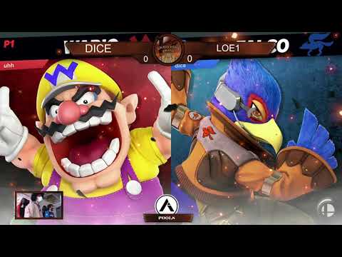 Graveyard Smash: Dice (Falco) vs LOE1 (Wario) - Pools