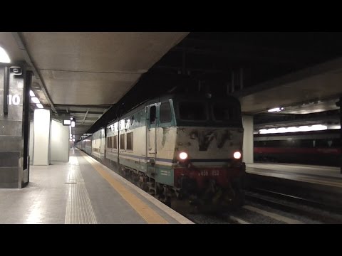 E656.052 + E444.052 in partenza con l' ICN 1955 Roma Termini - Siracusa/Palermo Centrale