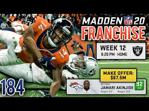 Jamari Akinjide Gets His Payday - Madden 20 Broncos Franchise (Y9:G11) - Ep.184