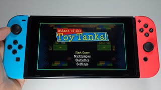 Attack of the Toy Tanks Nintendo Switch gameplay