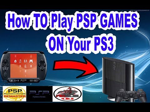 How To Play PSP Games On Your Jailbroken PS3 ( Very Easy 2017 ) Video