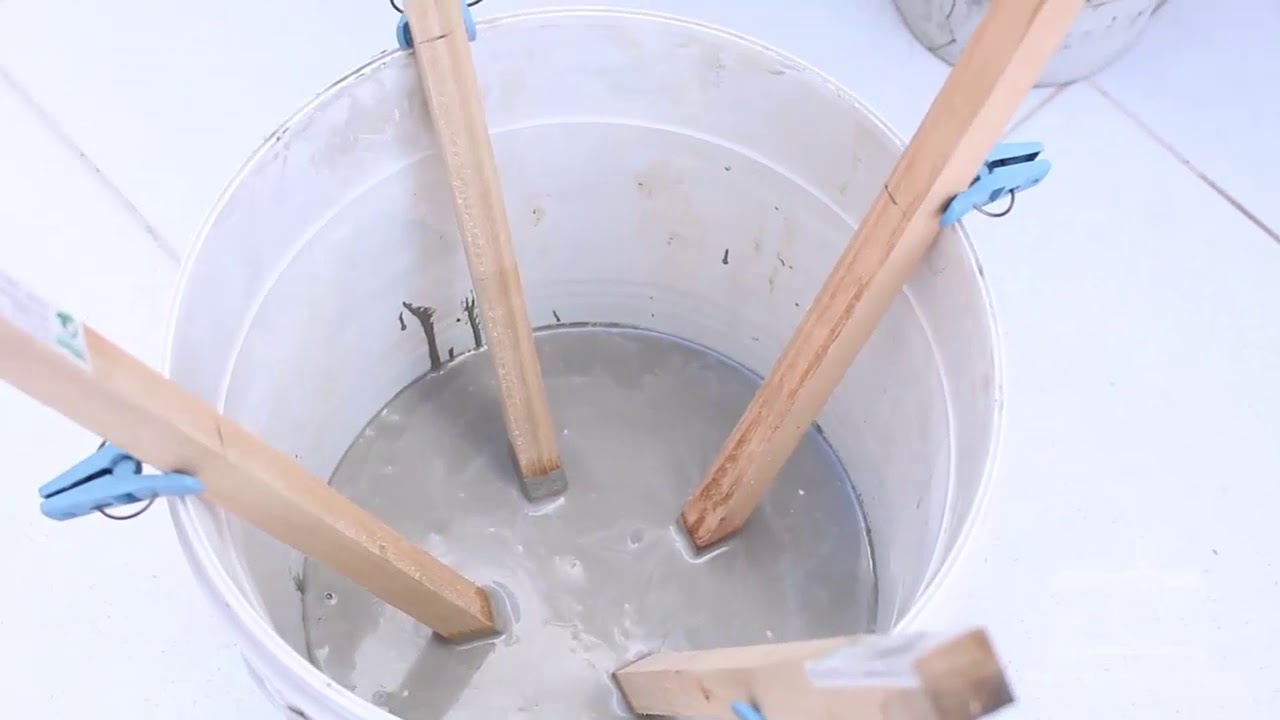 Mesinha Lateral de cimento | Esse é o mais fácil de fazer