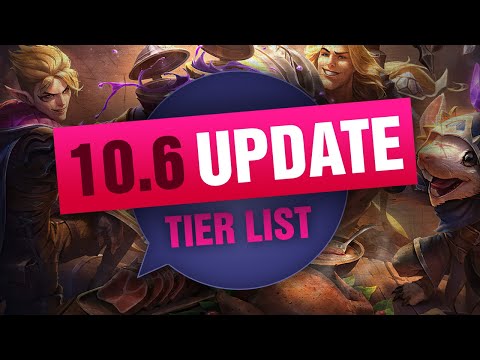 UPDATED Mobalytics Patch 10.6 Low Elo Tier List New OP Champions and Q&A - League of Legends