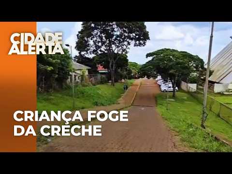 Mãe conversa com CA após criança fugir da creche em Sarandi, no PR; família pede providências