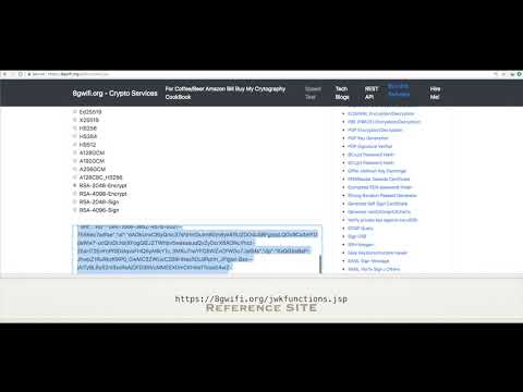 generate json web key online