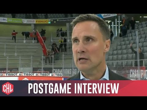 Postgame interviews:  EHC Biel-Bienne vs.  Frölunda Indians
