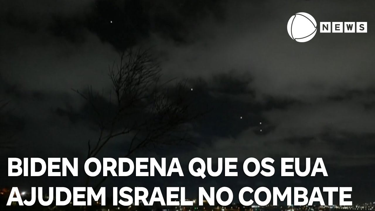 Joe Biden ordena que exército dos EUA ajude Israel e derrube os mísseis do Irã