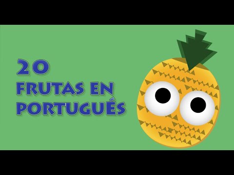 Frutas en portugués / vocabulario en portugués / Como se dicen las frutas en portugués