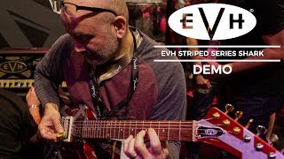 Video thumbnail for EVH Striped Series Shark Guitar Demo! by The Music Zoo