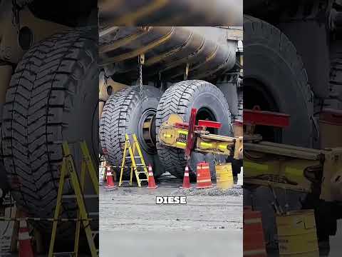 Die Schutzkette der Muldenkipper-Reifen #autos #shorts