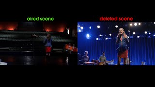 Back To Black (Deleted Scenes Comparision) — Glee 10 Years